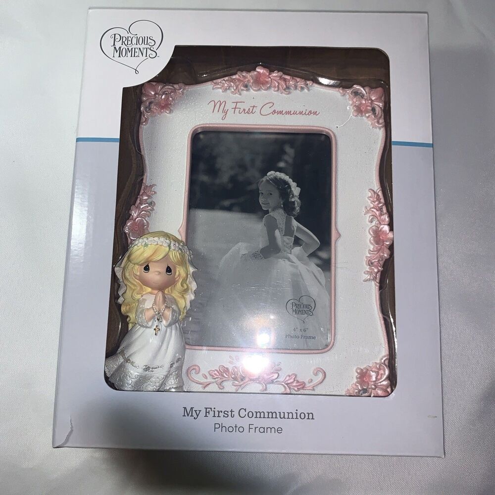 Home Decorations Girls Precious Moments My First Communion Photo Frame 4x6